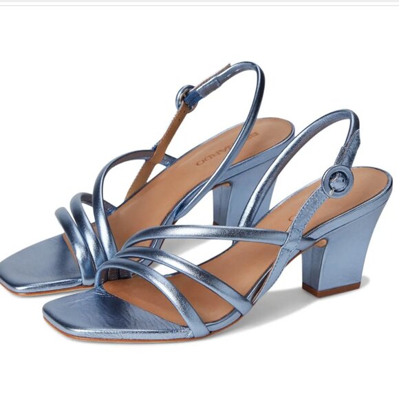 NEW BERNARDO Made In Brazil Patent Leather Naples Heels   285 6T3 - Picture 2 of 7